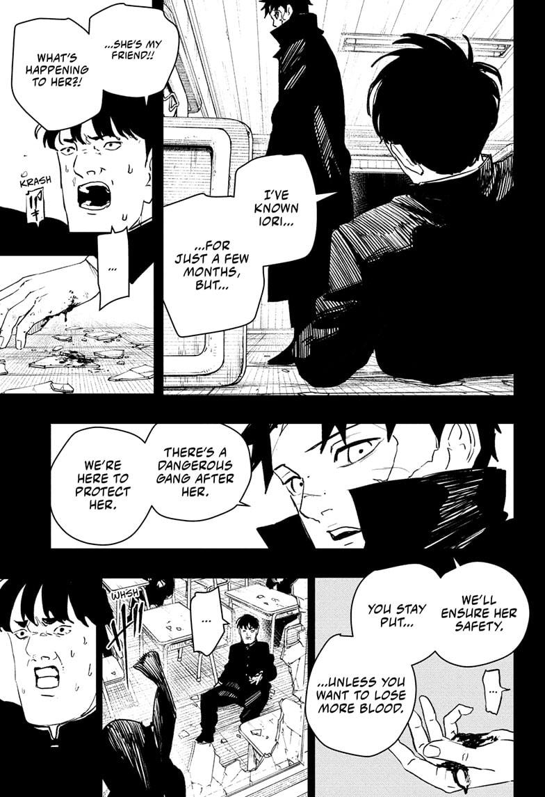 Kagurabachi Manga Chapter 69 page 7 - The Guy with the Scar scene