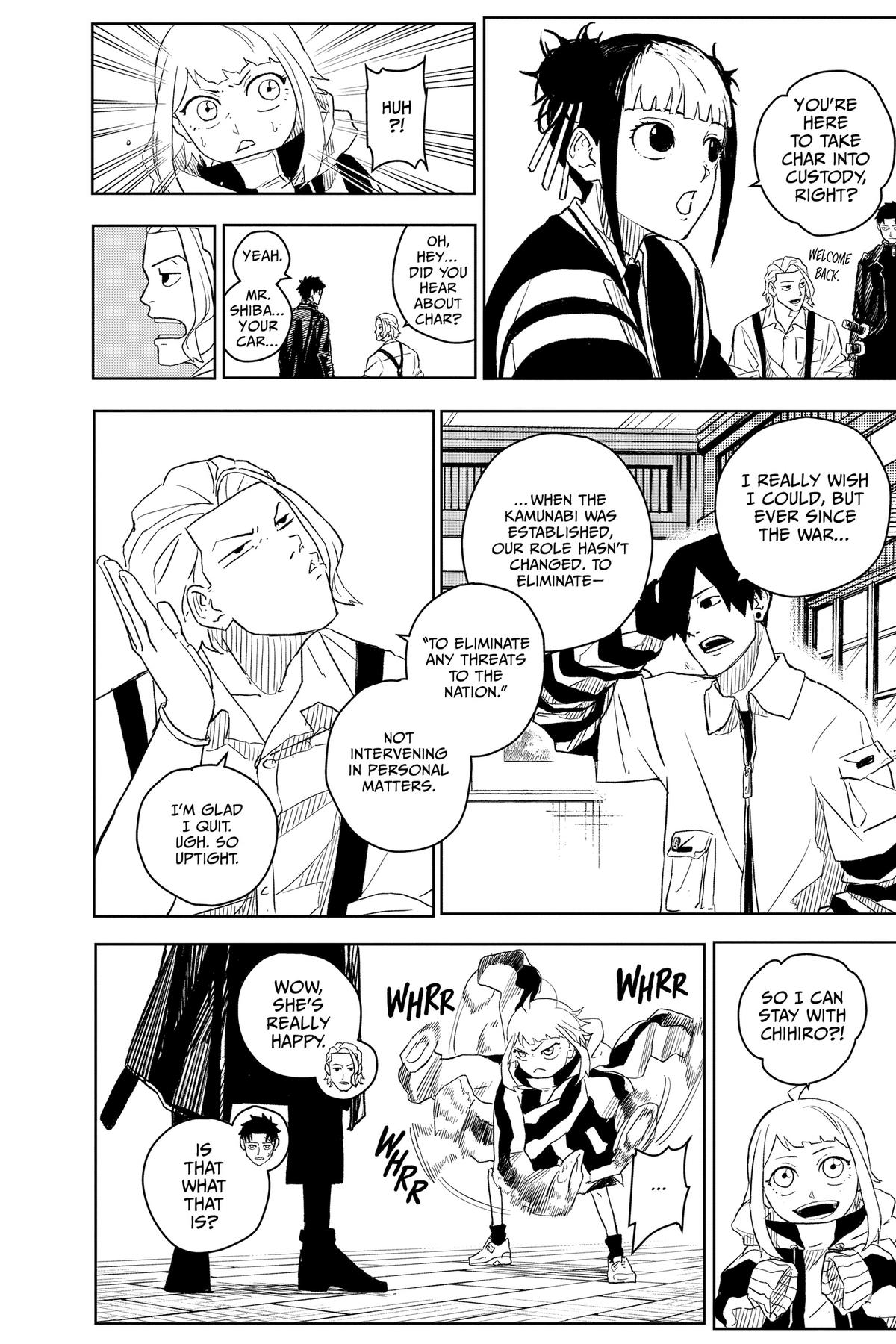 Kagurabachi Manga Chapter 7 page 9 - Smoke Signal scene