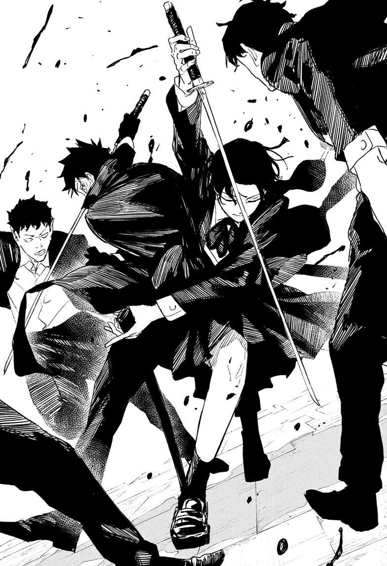 Kagurabachi Manga Chapter 74 page 12 - Dawn scene