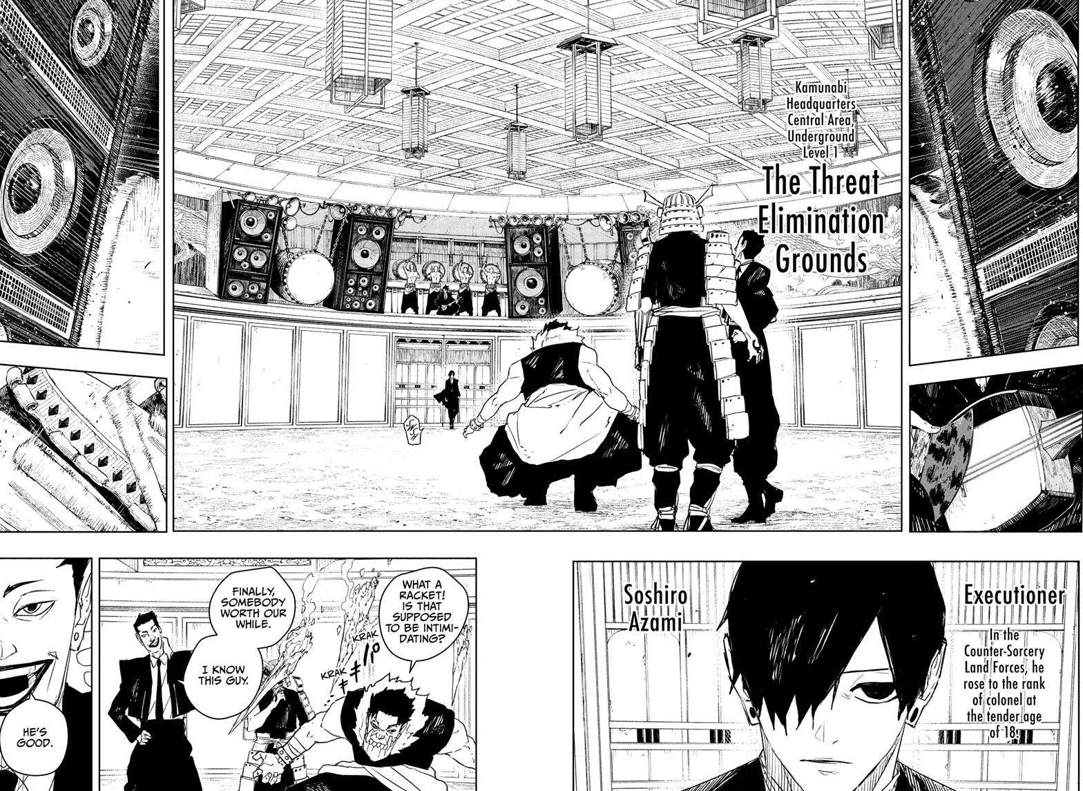 Kagurabachi Manga Chapter 79 page 13 - Threat!! scene