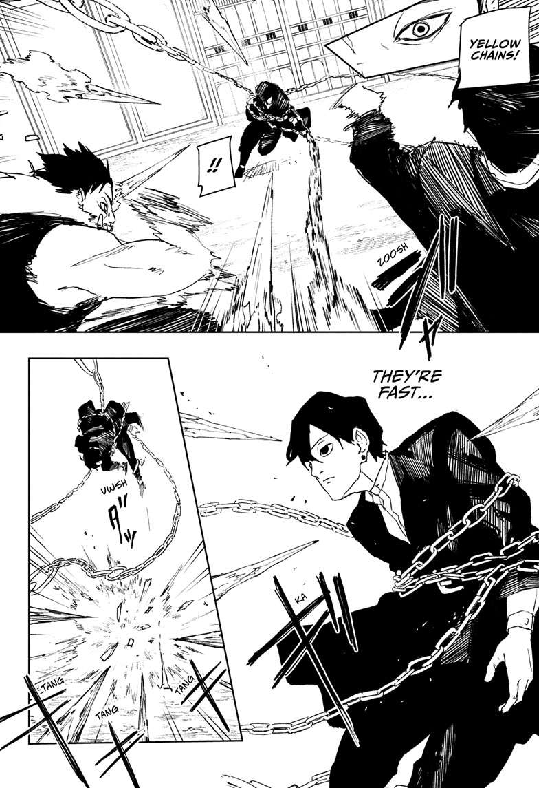 Kagurabachi Manga Chapter 79 page 14 - Threat!! scene