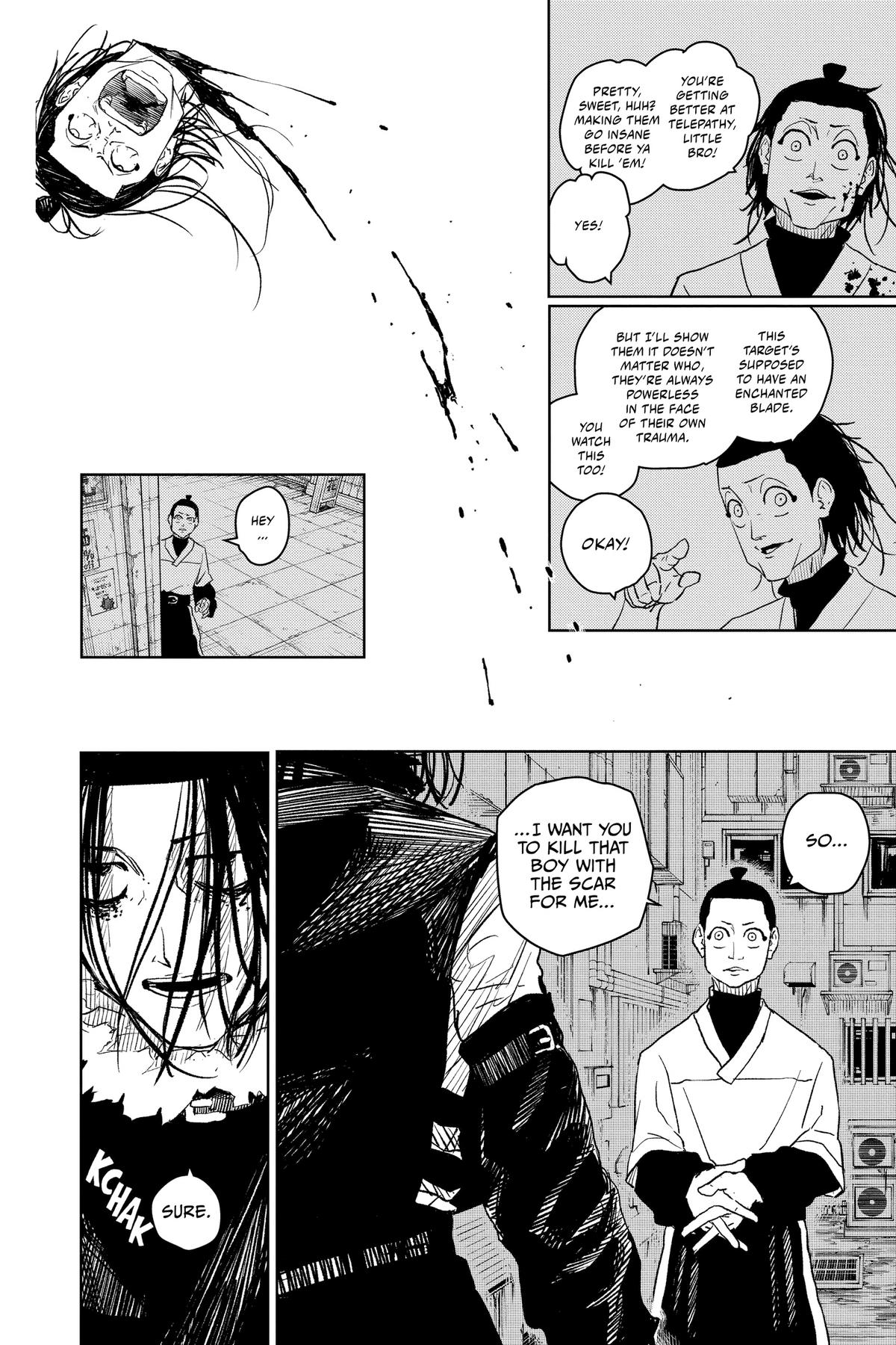 Kagurabachi Manga Chapter 8 page 12 - Norisaku Madoka: I Will Change scene