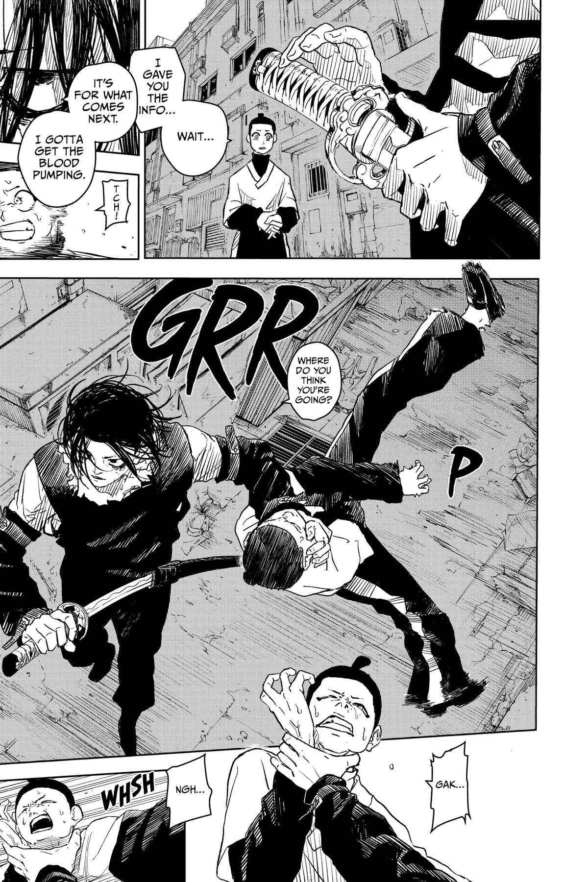 Kagurabachi Manga Chapter 8 page 13 - Norisaku Madoka: I Will Change scene