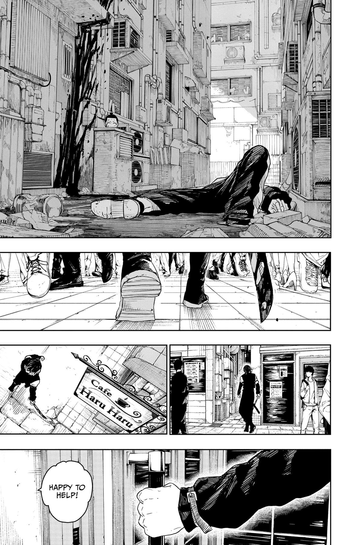 Kagurabachi Manga Chapter 8 page 15 - Norisaku Madoka: I Will Change scene