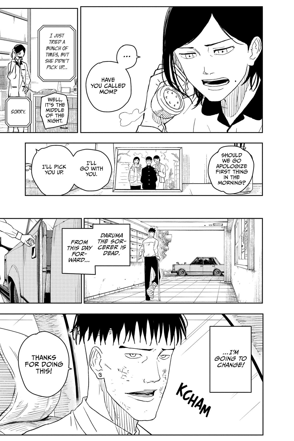 Kagurabachi Manga Chapter 8 page 7 - Norisaku Madoka: I Will Change scene