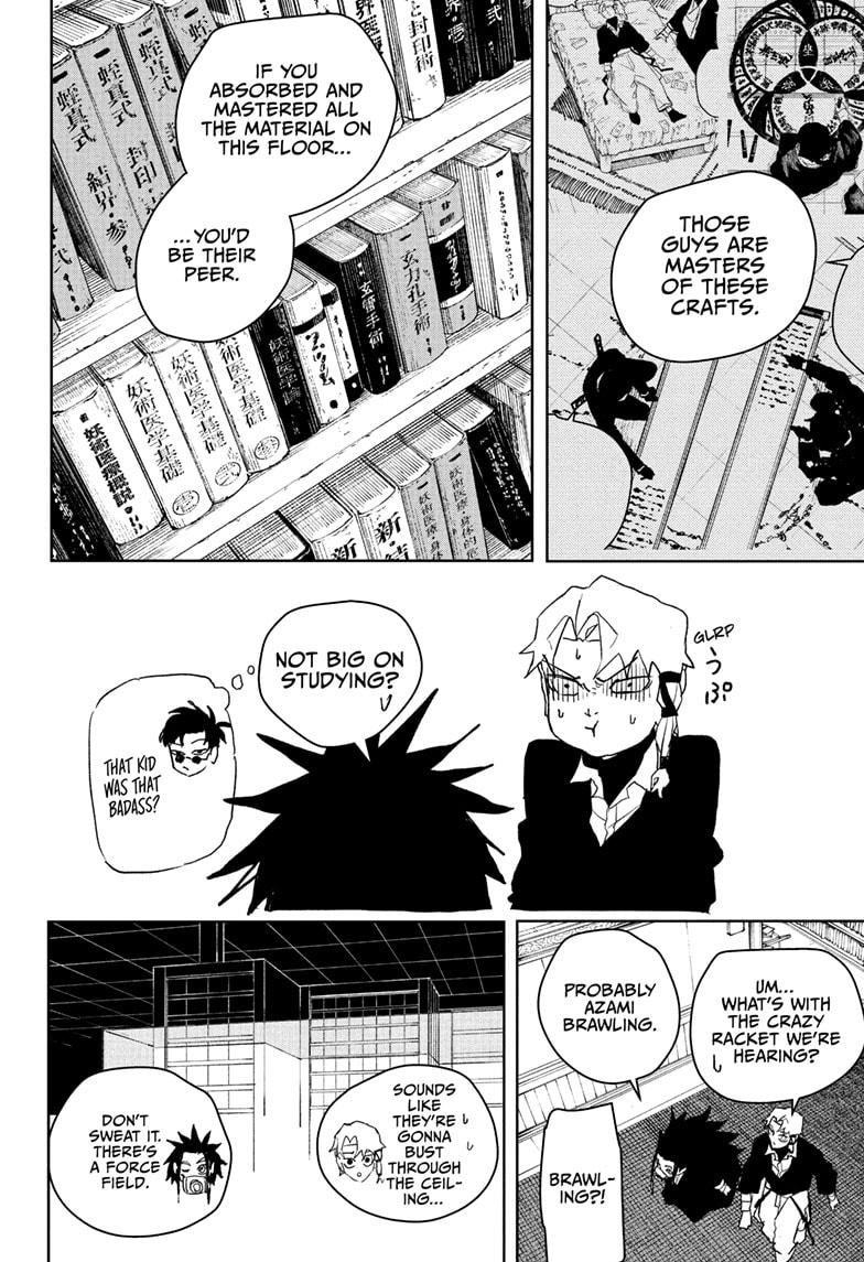 Kagurabachi Manga Chapter 80 page 2 - Secret Room scene