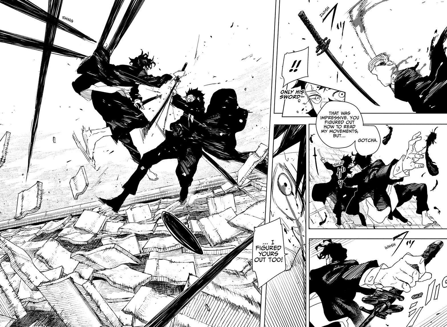 Kagurabachi Manga Chapter 83 page 11 - Enten scene