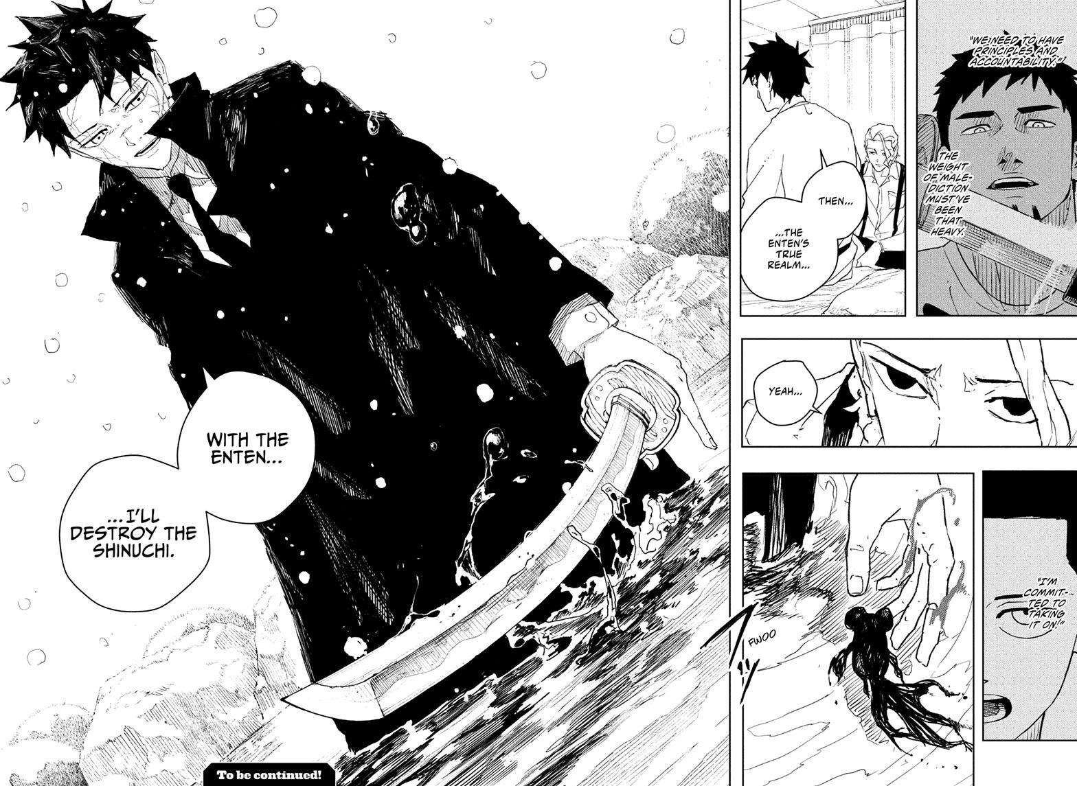 Kagurabachi Manga Chapter 83 page 17 - Enten scene