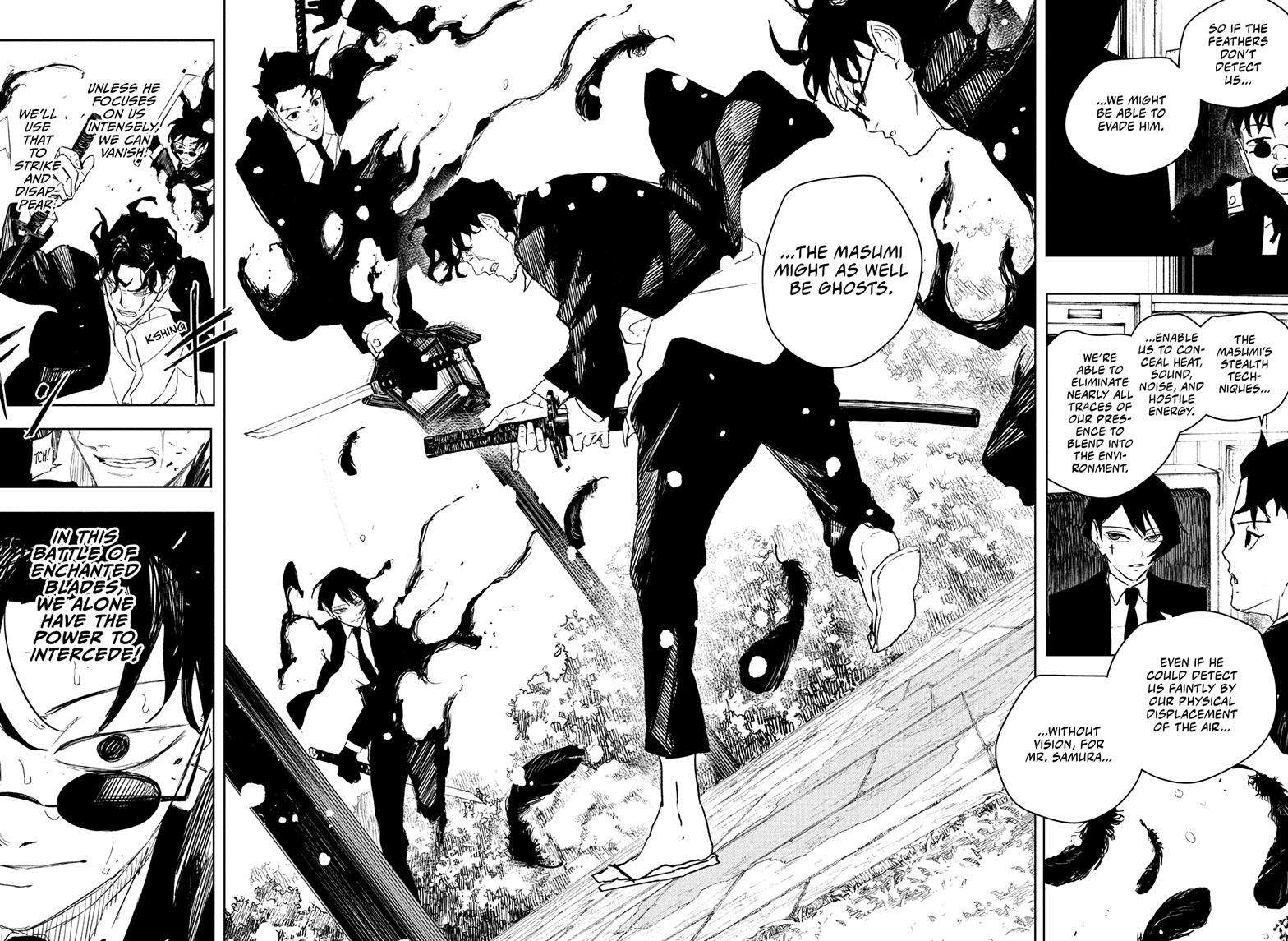 Kagurabachi Manga Chapter 84 page 12 - The Wounded scene