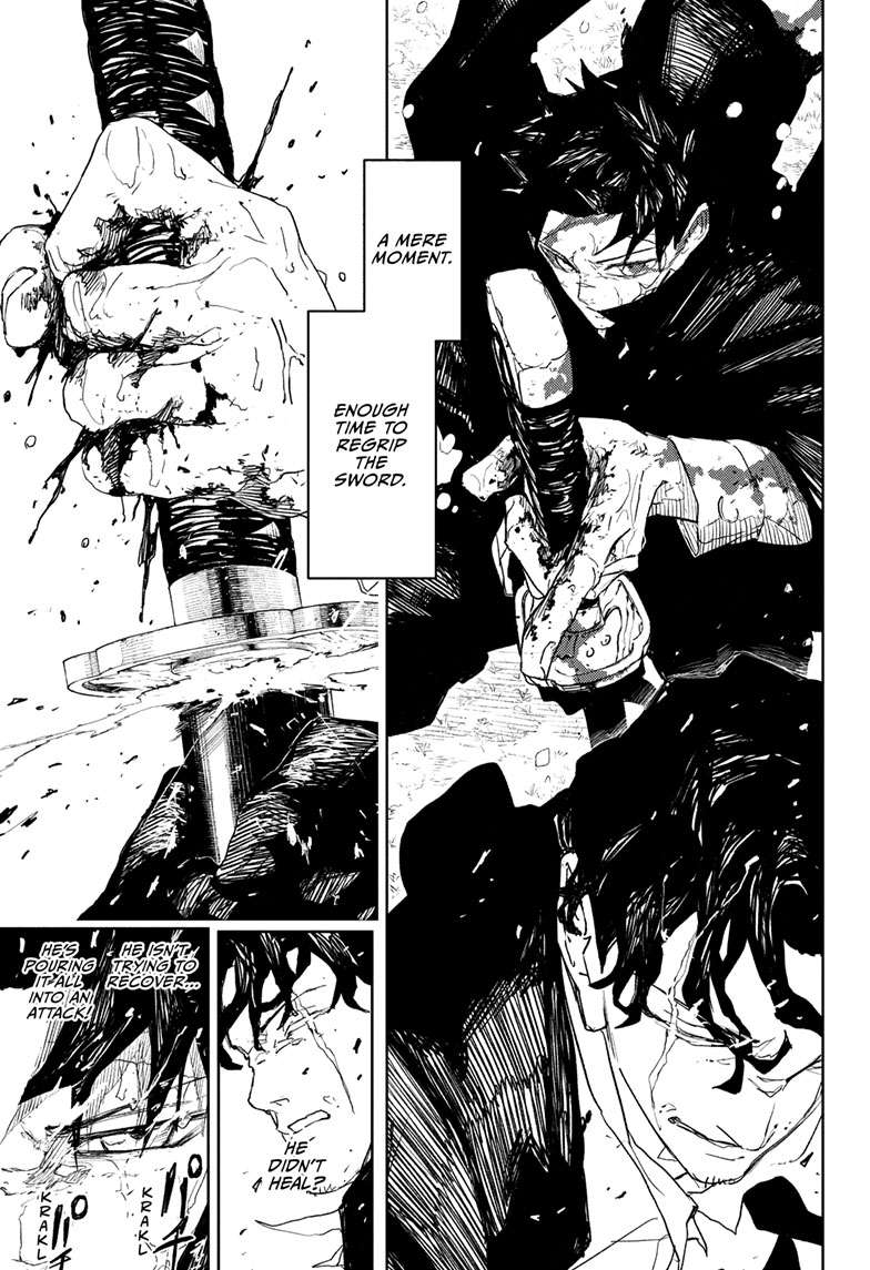 Kagurabachi Manga Chapter 84 page 16 - The Wounded scene