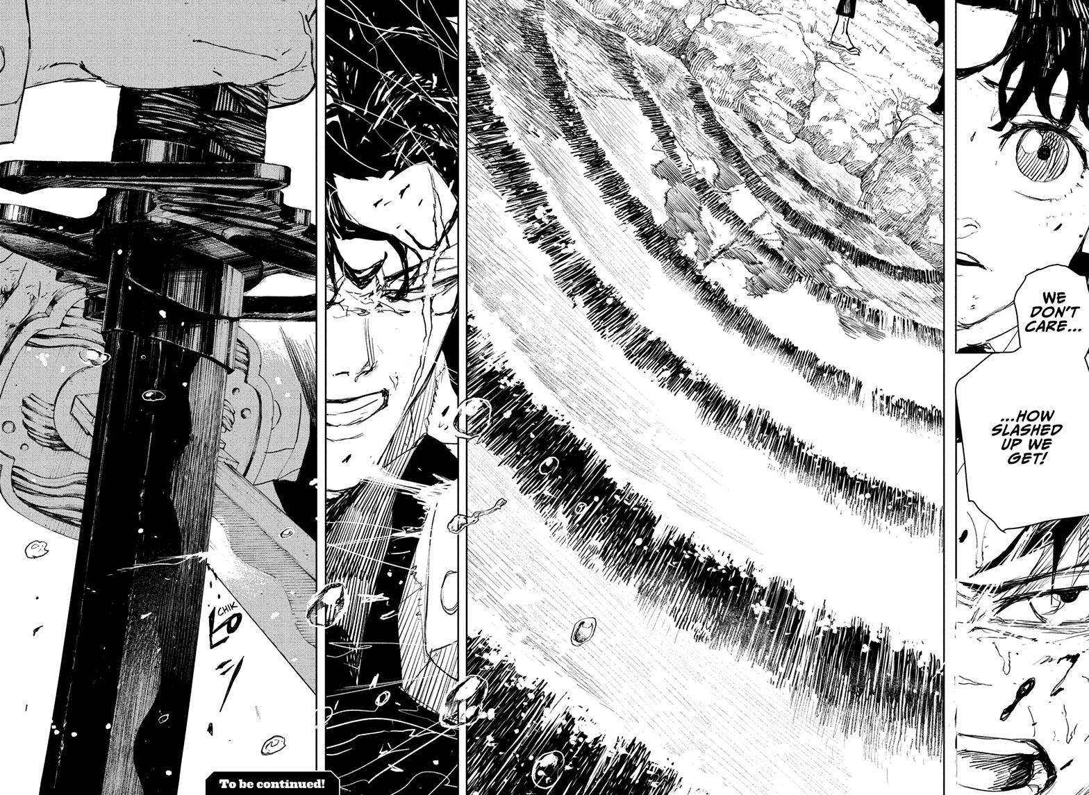 Kagurabachi Manga Chapter 84 page 17 - The Wounded scene