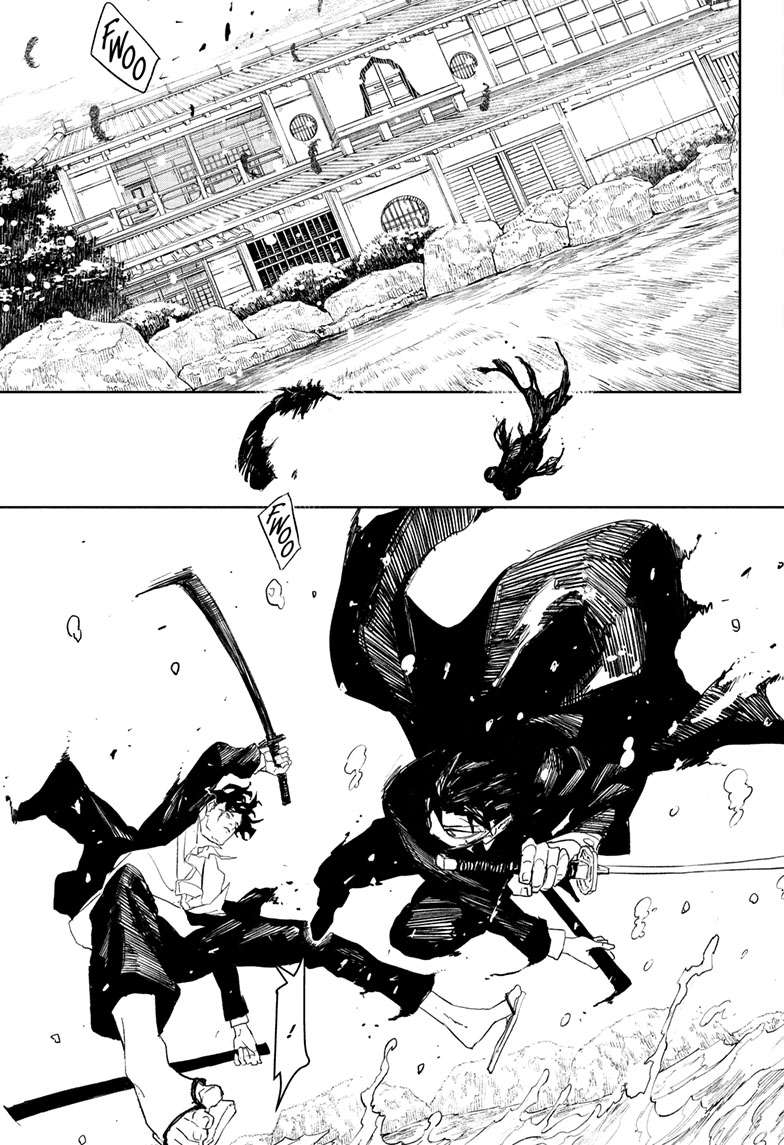 Kagurabachi Manga Chapter 84 page 6 - The Wounded scene