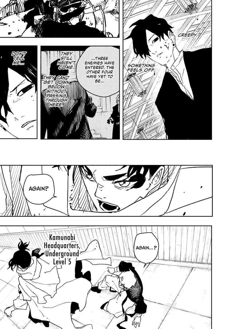 Kagurabachi Manga Chapter 87 page 4 - Phantoms scene