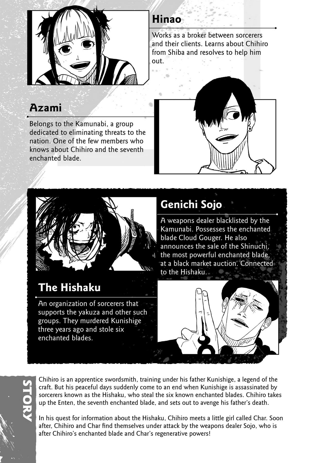 Kagurabachi Manga Chapter 9 page 6 - Enten vs. Cloud Gouger scene