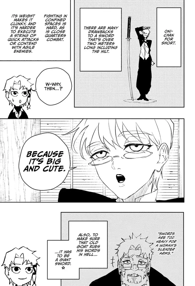 Kagurabachi Manga Chapter 90 page 5 - Kiri scene