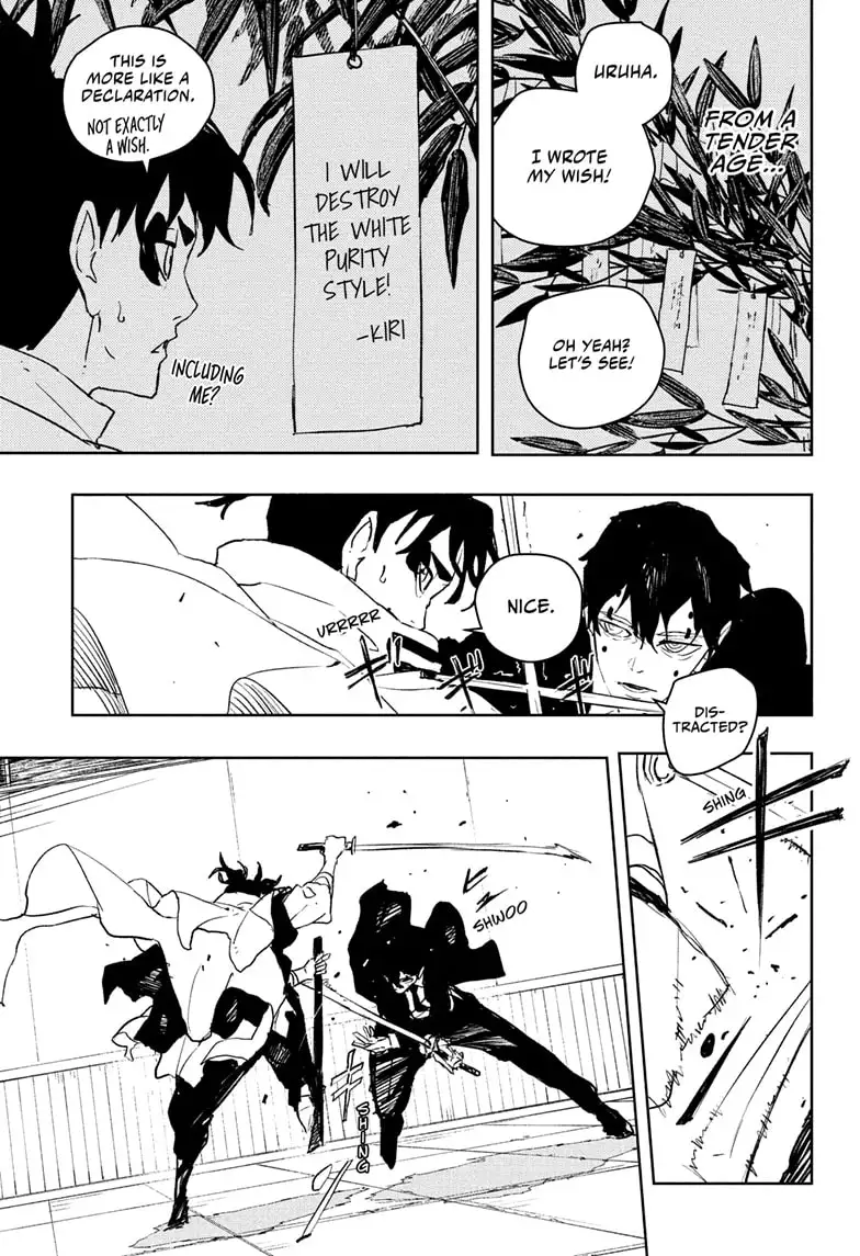 Kagurabachi Manga Chapter 90 page 9 - Kiri scene