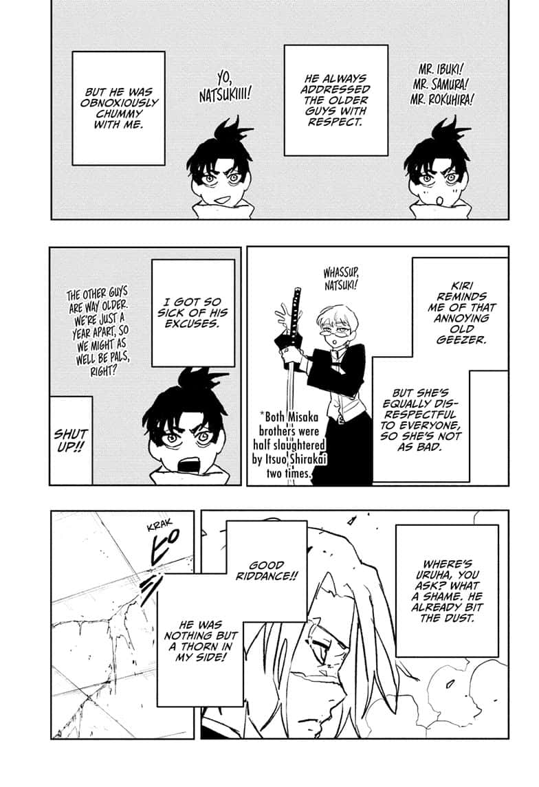 Kagurabachi Manga Chapter 91 page 17 - Natsuki scene