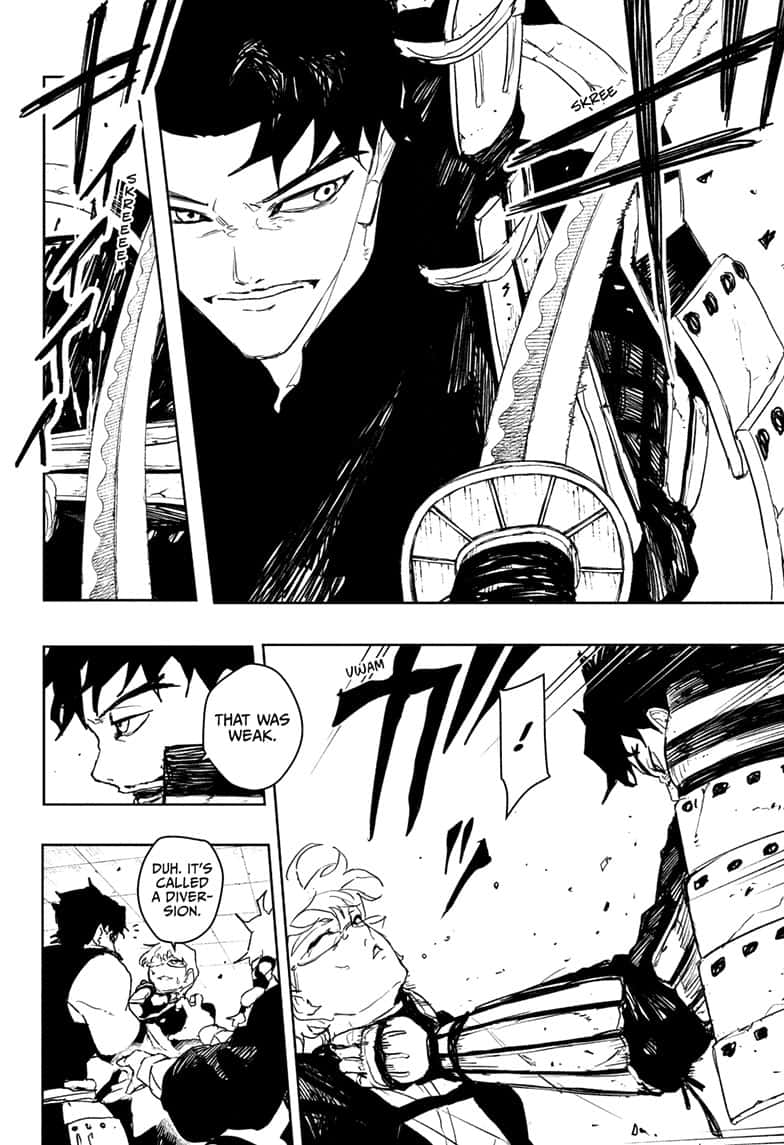 Kagurabachi Manga Chapter 91 page 2 - Natsuki scene