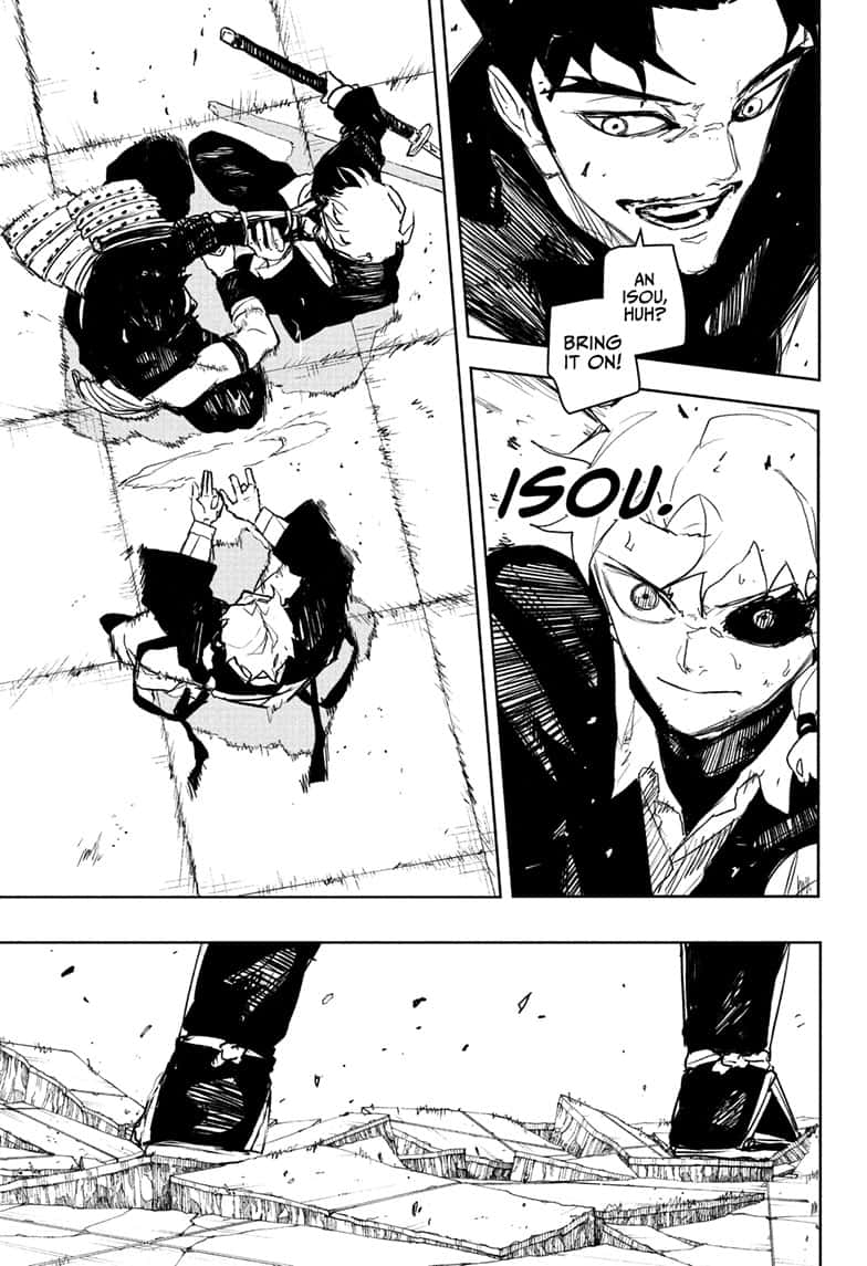 Kagurabachi Manga Chapter 91 page 3 - Natsuki scene