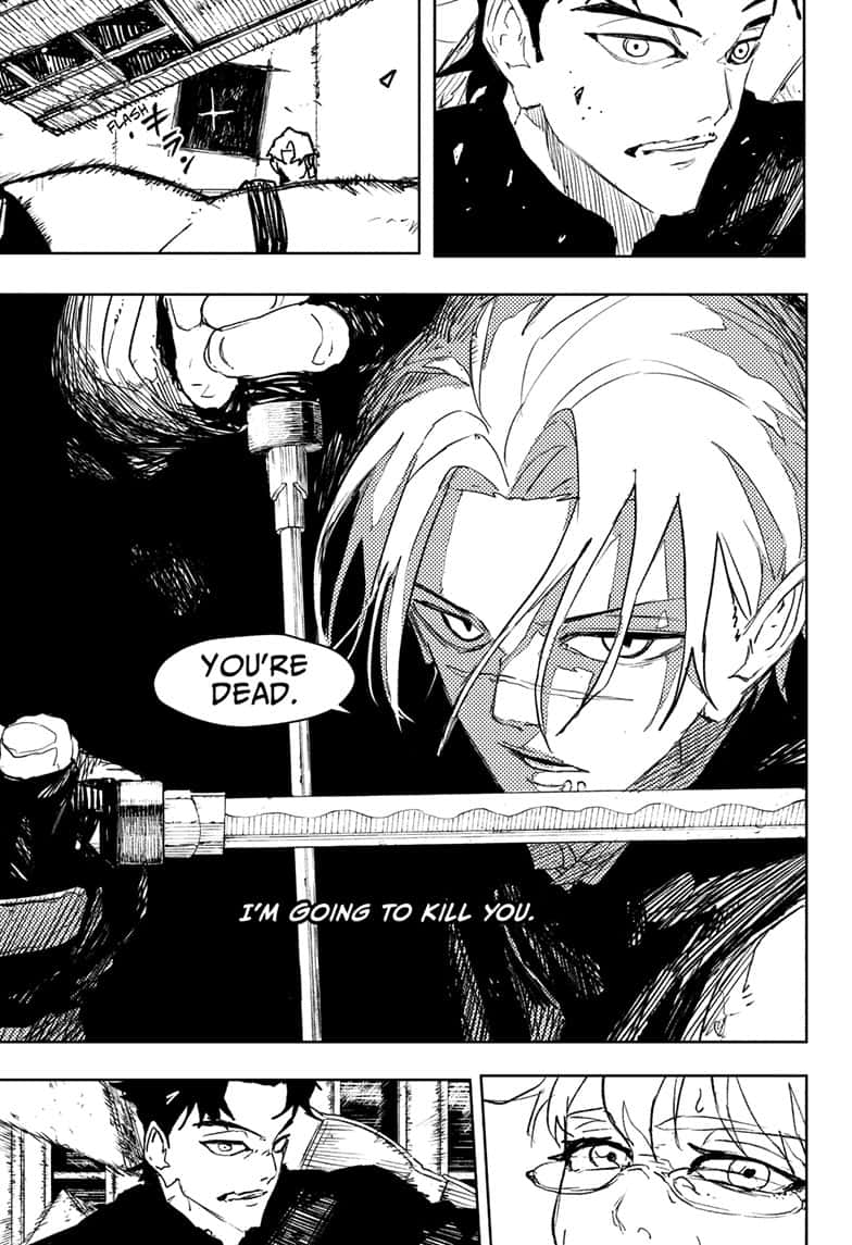 Kagurabachi Manga Chapter 91 page 7 - Natsuki scene