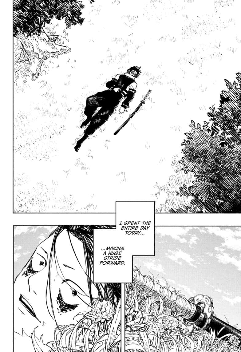 Kagurabachi Manga Chapter 92.5 page 4 - Genichi Sojo's Bathhouse Quest 2 scene