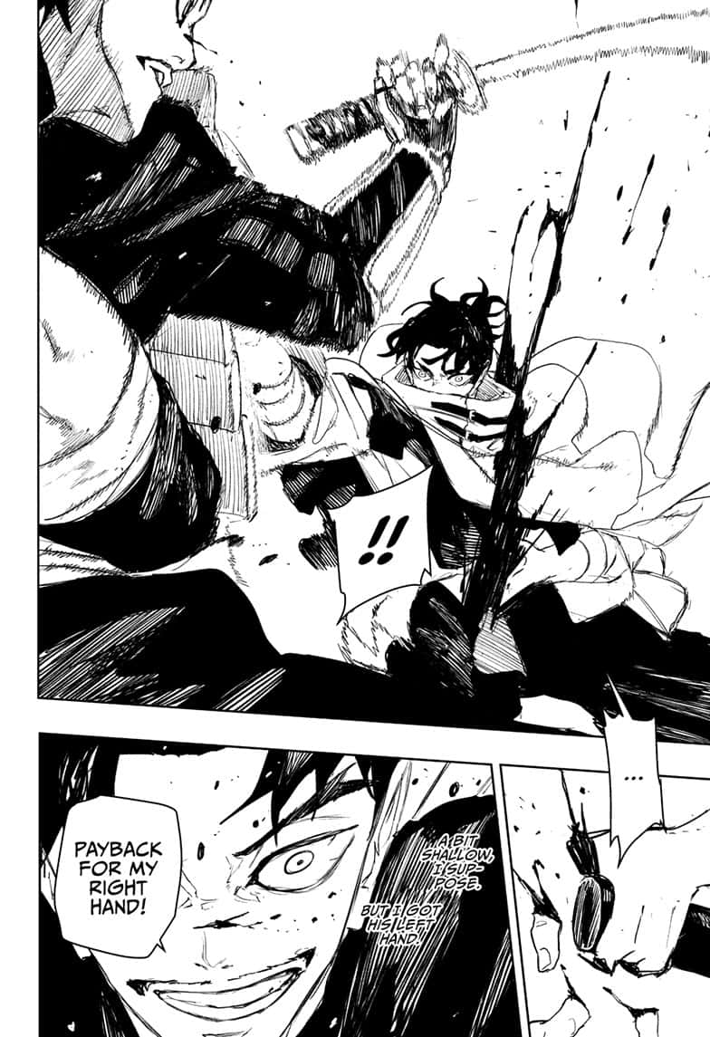 Kagurabachi Manga Chapter 92 page 10 - The Swordsmen scene