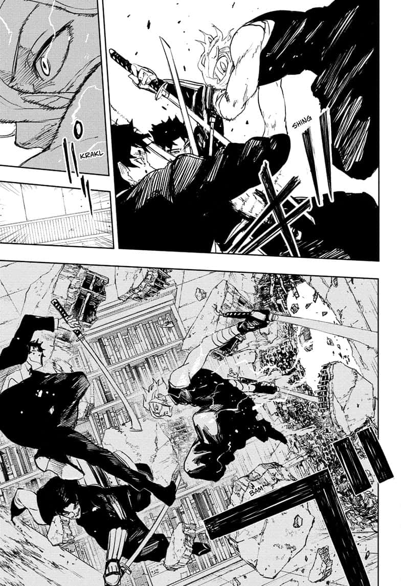 Kagurabachi Manga Chapter 92 page 7 - The Swordsmen scene