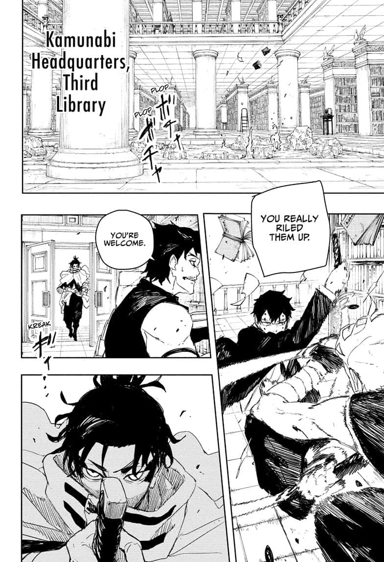 Kagurabachi Manga Chapter 92 page 8 - The Swordsmen scene