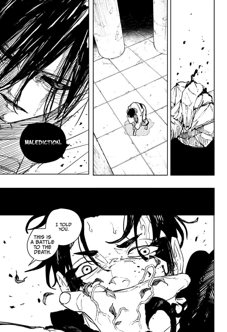 Kagurabachi Manga Chapter 94 page 17 - The Second Arrow scene