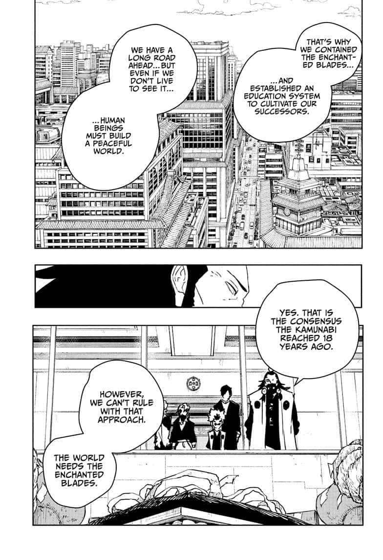 Kagurabachi Manga Chapter 95 page 7 - Flood scene