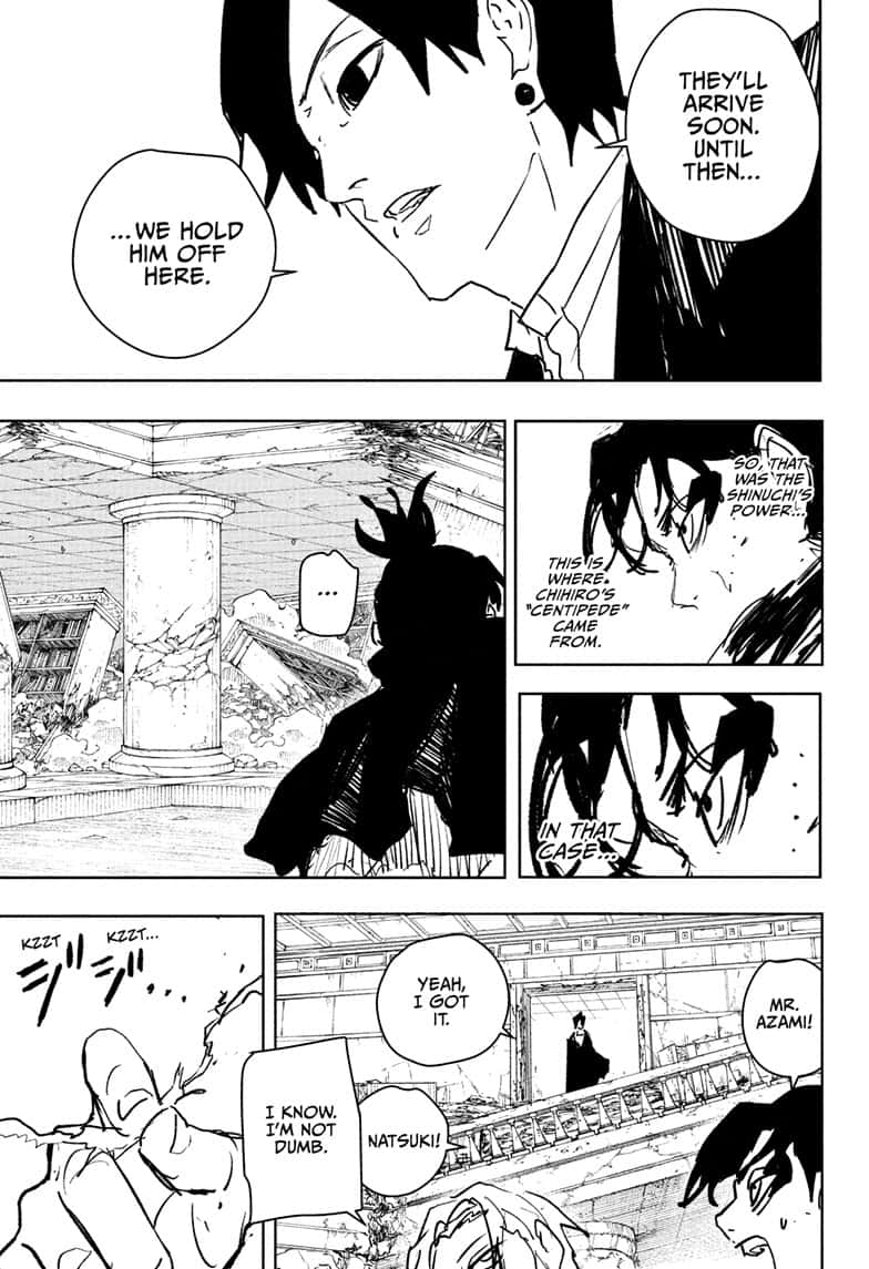 Kagurabachi Manga Chapter 96 page 6 - Urgency scene