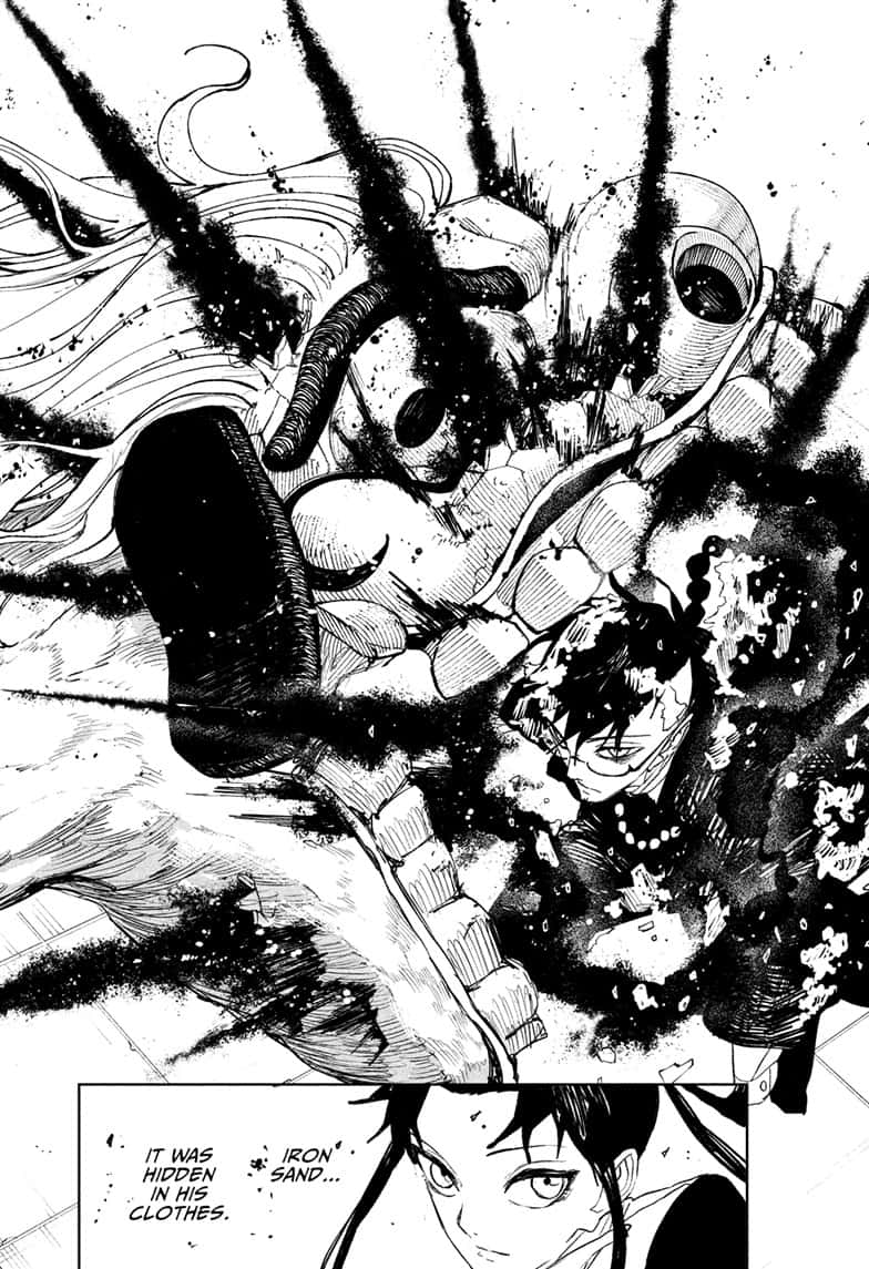 Kagurabachi Manga Chapter 98 page 12 - Ikuto Hagiwara, Worthless Commander scene